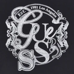 Guess - LS TSHIRT Noir Outlet