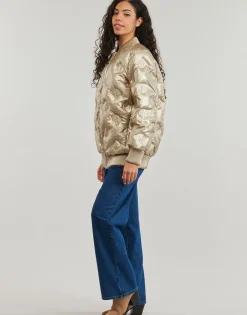 Clearance Guess - MARIANNE PEONY LONG BOMBER Doré