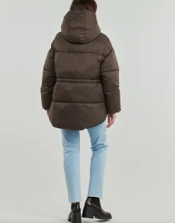 Guess - MARIKA HOODED JACKET Marron Outlet