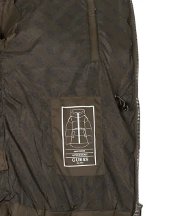 Guess - MARIKA HOODED JACKET Marron Outlet