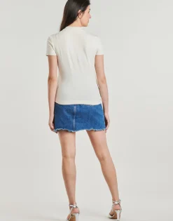 Guess - MOCK NECJK ALL OVER LOGO Blanc