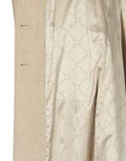 Guess - NANCY FIT COAT FAUX FUR COLLAR Beige New