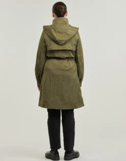 Online Guess - NATASHA PARKA DETACHABLE Kaki