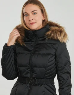 Guess - NEW OLGA LONG REAL DOWN Noir Outlet