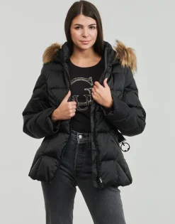 Guess - NEW OLGA SHORT REAL DOWN Noir Hot