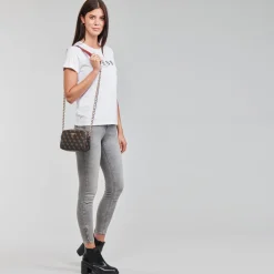 Outlet Guess - NOELLE CROSSBODY CAMERA Marron