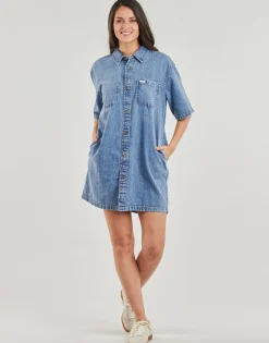 Guess - OVERSIZE SS DRESS Jean New