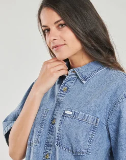 Guess - OVERSIZE SS DRESS Jean New