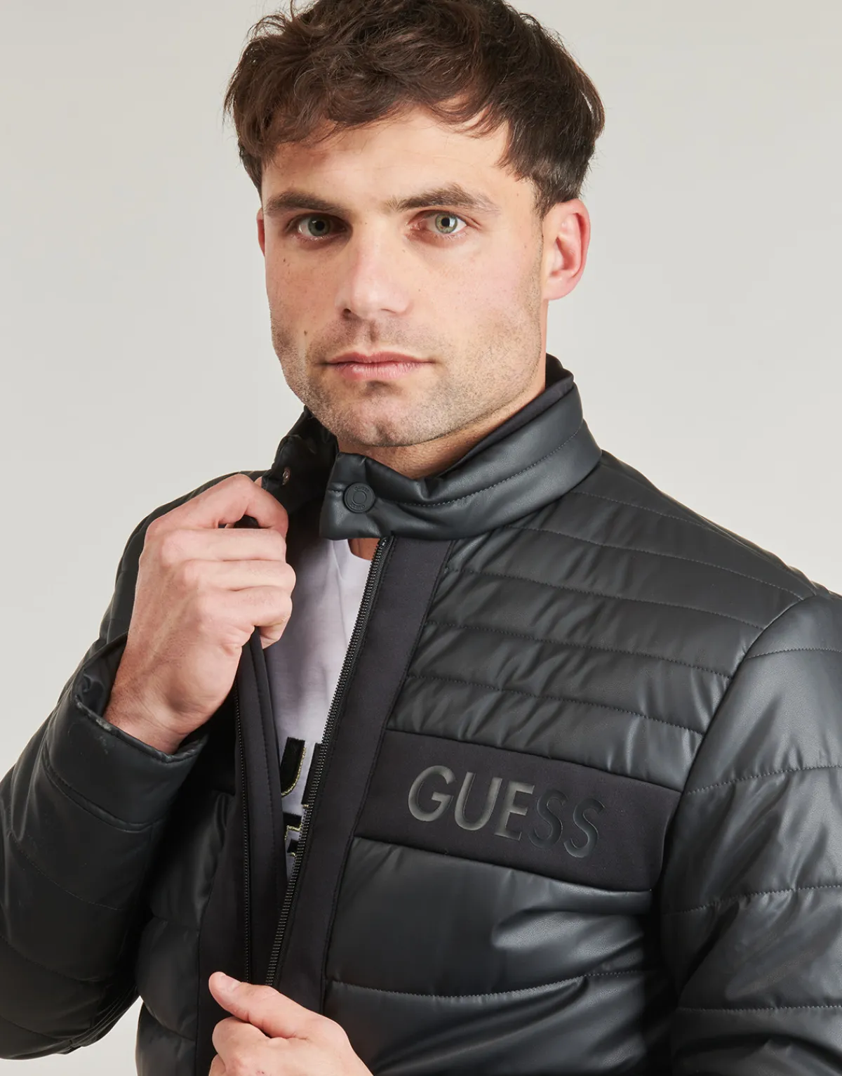 Best Guess - QUILTED BIKER Noir