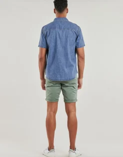 Online Guess - REGULAR SS DENIM SHIRT Jean