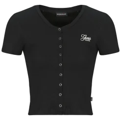 Guess - SL CN SNAP EMBRO SLIM TOP Noir Clearance