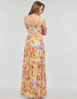 Guess - SL GILDA LONG DRESS Multicolore New