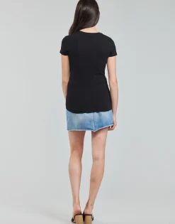Sale Guess - SS CN ASTRELLE TEE Noir