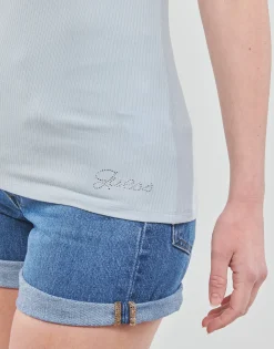 Guess - SS KARLEE JEWEL BTN HENLEY