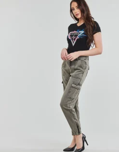 Online Guess - SS VN KATHE TEE Noir