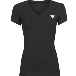 Guess - SS VN MINI TRIANGLE TEE Noir Clearance