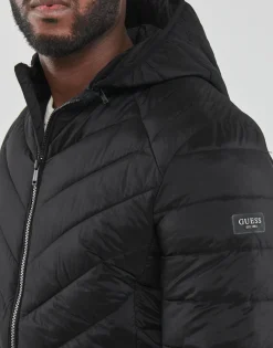 Hot Guess - STRETCH HOODIE JACKET Noir