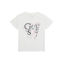 Guess - T SHIRT Blanc Online