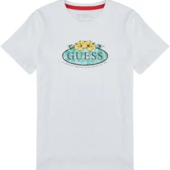 Outlet Guess - T SHIRT Blanc
