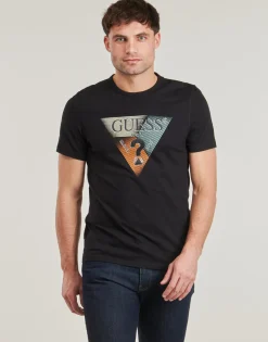Guess - TRIANGLE TEE Noir New
