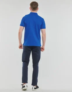 Discount Hackett - ESSENTIALS SLIM FIT LOGO Bleu