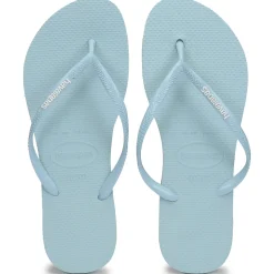 Havaianas - SLIM LOGO Bleu Hot