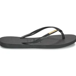 Havaianas - SLIM LOGO METALLIC Noir