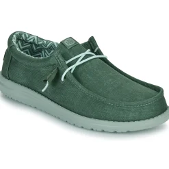 HEYDUDE - Wally Stretch Canvas Vert Outlet