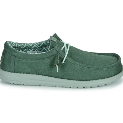 HEYDUDE - Wally Stretch Canvas Vert Outlet