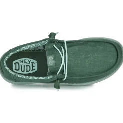 HEYDUDE - Wally Stretch Canvas Vert Outlet