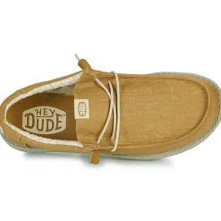 Best HEYDUDE - Wally Stretch Canvas Beige