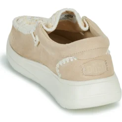 HEYDUDE - Wendy COMF Suede Crochet Hot