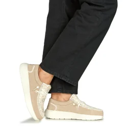 HEYDUDE - Wendy COMF Suede Crochet Hot