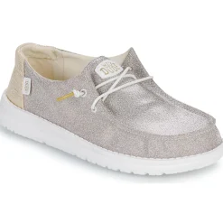 HEYDUDE - Wendy Metallic Sparkle Doré Sale