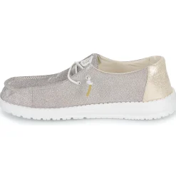 HEYDUDE - Wendy Metallic Sparkle Doré Sale