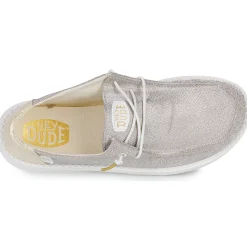 HEYDUDE - Wendy Metallic Sparkle Doré Sale