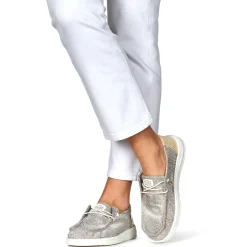 HEYDUDE - Wendy Metallic Sparkle Doré Sale