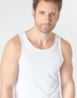 Online Hom - SUPREM' COTTON TANKTOP Blanc