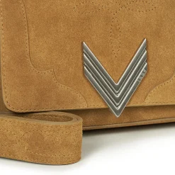 Ikks - 111 WESTERN COL DECOUPE SUEDE Camel