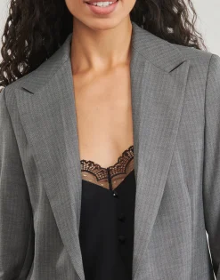 Best Ikks - VESTE CHEVRON Gris