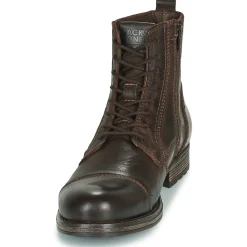 Discount Jack & Jones - JFW RUSSEL LEATHER Marron