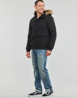 Jack & Jones - JJCHAMP BOMBER JACKET FUR Noir Hot