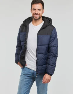 Jack & Jones - JJCHILI PUFFER HOOD Marine Discount