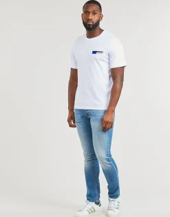 New Jack & Jones - JJECORP LOGO TEE PLAY SS O-NECK Blanc
