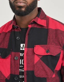 Jack & Jones - JJEDARREN BUFFALO OVERSHIRT LS Rouge Clearance