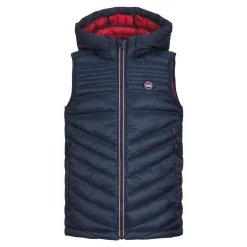 Jack & Jones - JJEHERO BODYWARMER HOOD Marine