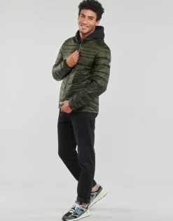 Jack & Jones - JJEHERO PUFFER COLLAR Kaki