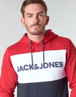 New Jack & Jones - JJELOGO BLOCKING Rouge