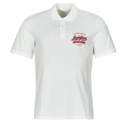 Jack & Jones - JJELOGO POLO SS 2 COL SS24 SN Blanc Discount