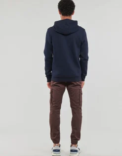 Jack & Jones - JJELOGO SWEAT HOOD 2 COL 23/24 Marine Online